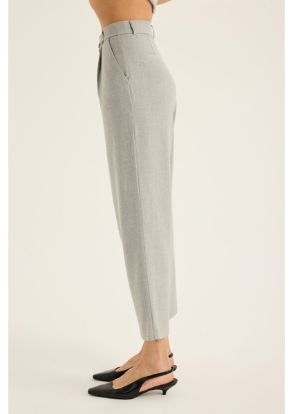 Pileli Yüksek Bel Pantolon modelleri