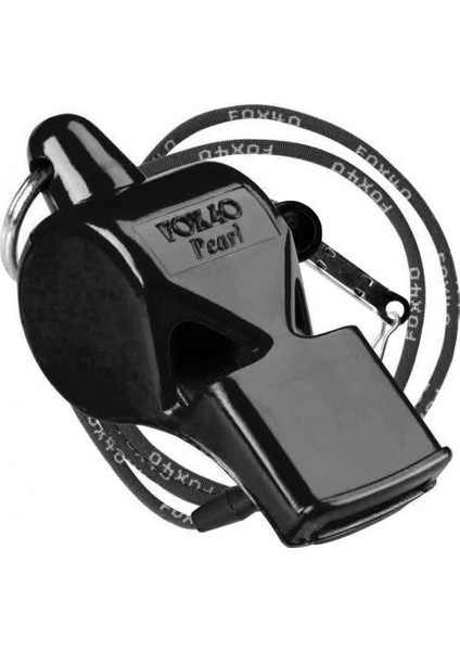 Fox 40 9703-0008 Pearl Düdük + Düdük Ipi Siyah