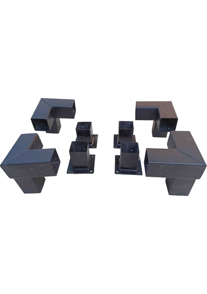 Mrc Takmatik Ahşap Pergola Pergole Kamelya Montaj Aparatı Demir Bağlantı Braket Bungalov Ev fırsatları