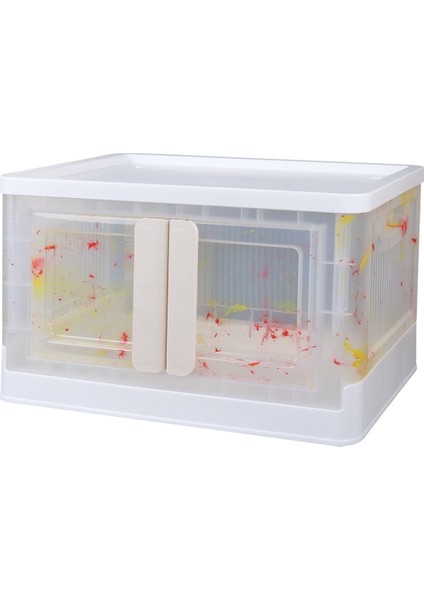 Sunup SN-25883 40X64X37CM 72L Katlanabilir Plastik Saklama Kutusu Renkli Kapaklı Tekerlekli fiyatları