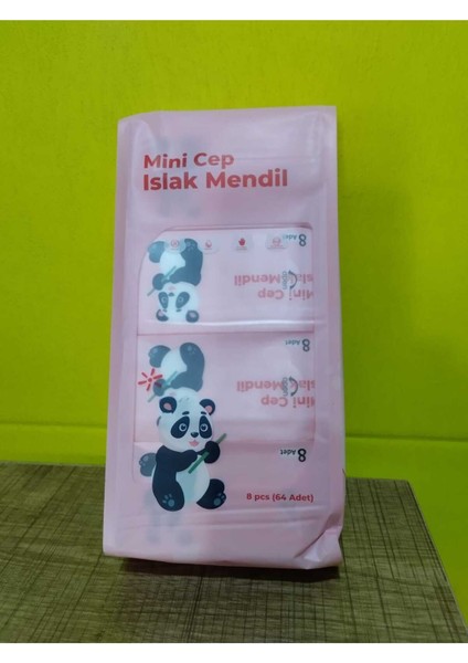 8'li Mini Islak Mendil