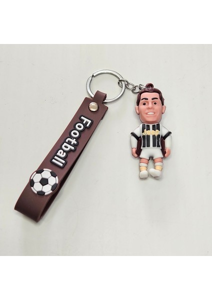 Anahtarlık Aksessuar 3D Silikon Anahtarlık Cristiano Ronaldo