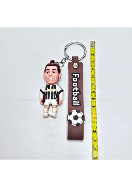 Anahtarlık Aksessuar 3D Silikon Anahtarlık Cristiano Ronaldo