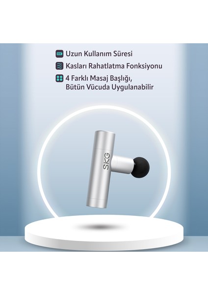 F3 Lite Taşınabilir Akıllı Masaj Robotu-Tabancası 4 Darbe Yoğunluğu modelleri
