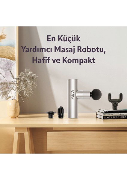 F3 Lite Taşınabilir Akıllı Masaj Robotu-Tabancası 4 Darbe Yoğunluğu fiyatları