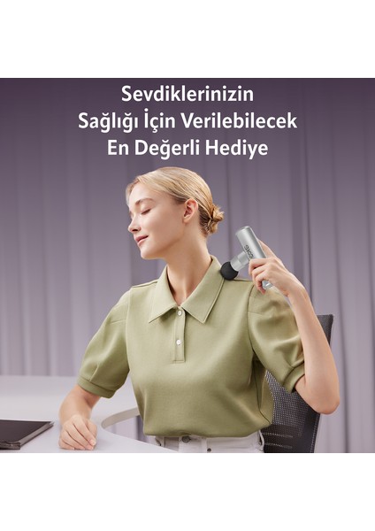 F3 Lite Taşınabilir Akıllı Masaj Robotu-Tabancası 4 Darbe Yoğunluğu fırsatları