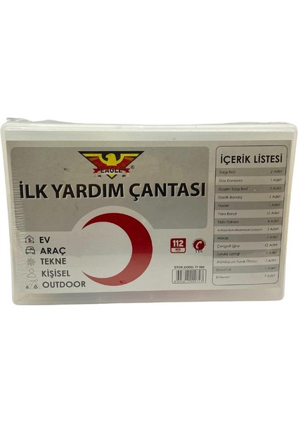 İLK YARDIM SETİ BOYUNLUKLU TCK ONAYLI (PLASTİK ÇANTA) fiyatları