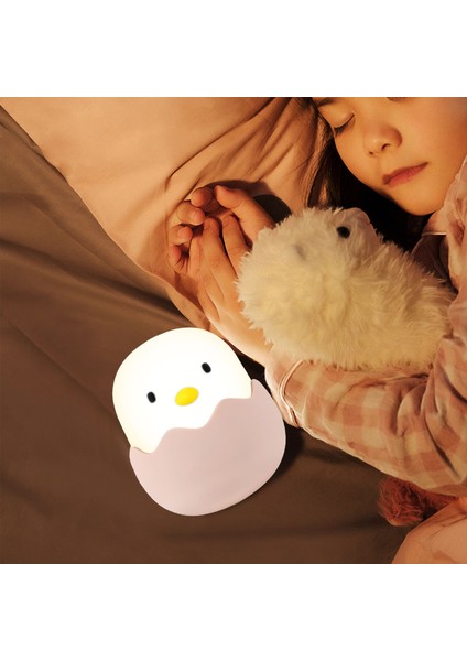 Gece Lambası Çocuk, LED Bebek Basmalı Lamba Çocuk Odası Sıcak Için Anahtarlı (Yurt Dışından)