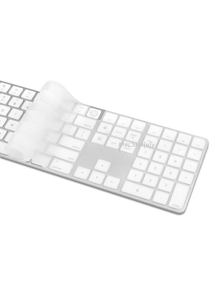 Apple Magic Keyboard 3 A2520 ile Uyumlu Klavye Koruyucu (US-İngilizce) TouchID'li Model