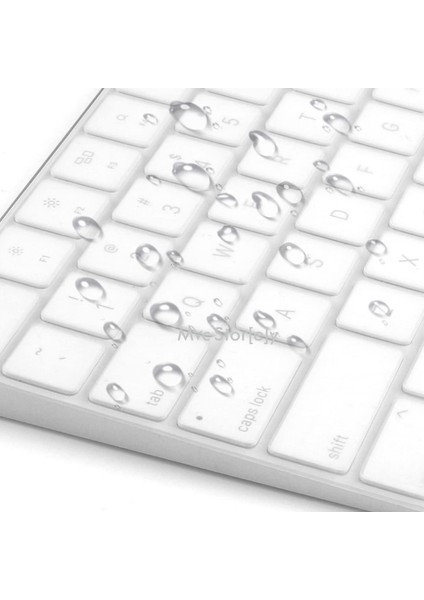 Apple Magic Keyboard 3 A2520 ile Uyumlu Klavye Koruyucu (US-İngilizce) TouchID'li Model