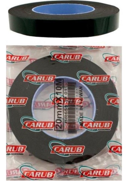 ÇİFT TARAFLI BANT 20 MM X 10 MT (YEŞİL-SİYAH)