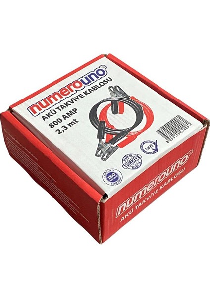 AKÜ TAKVİYE KABLOSU 800 AH 16 MM TAKIM (2.3 MT) fırsatları