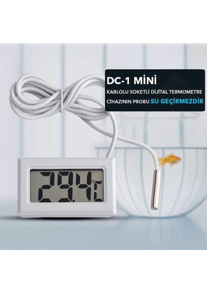 Beyaz Pano Tipi Soketli Termometre (5´ Li Paket) | Sc-1 fiyatları