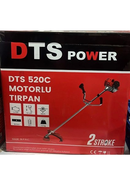 Dts Power 520C Yan Tip Motorlu Tırpan