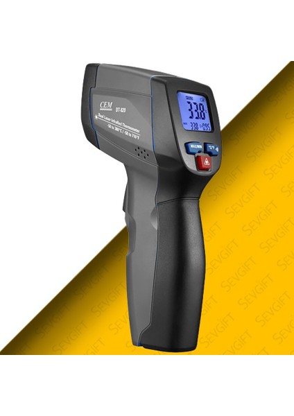 Cem DT-820V Lazerli Sıcaklık Ölçer 500°C