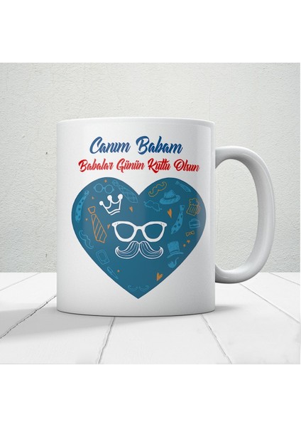 Canım Babam Baskılı Babalar Günü Kupa Bardak Kahve Kupa Bardak-29