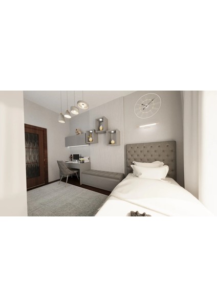 Gray Galaxy Çocuk Odası