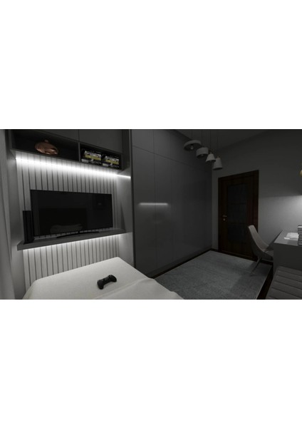 Gray Galaxy Çocuk Odası