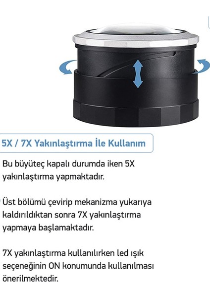 Dome Kubbe Büyüteç 7x | ST-86018