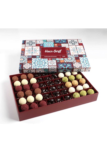 Motif Desenli Kutuda Lezzet Şöleni (Hediyelik) No2