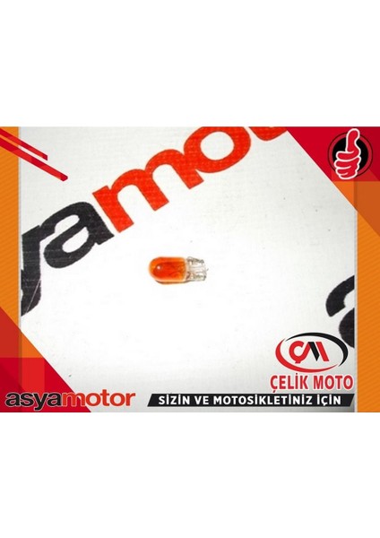 Asya Asbıs 250W Sınyal Sarı AMPUL48V #ASBIS250 F0206