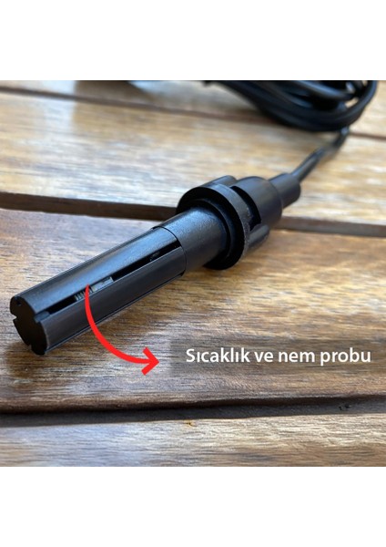 3 Adet | Problu Sıcaklık ve Nem Ölçer | Sfy-22