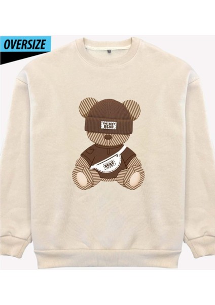 The Best Bear Oversize Sweatshirt Bej