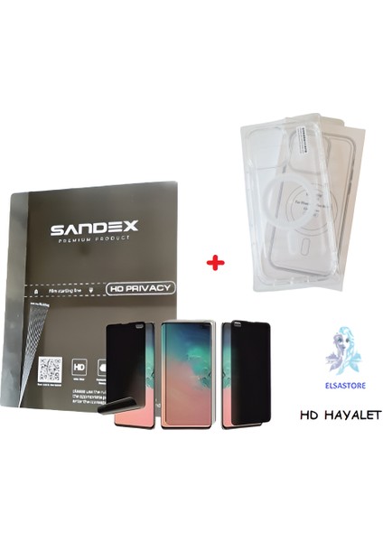 Apple iPhone 13 Pro Max Nano Ekran Koruyucu Hd Hayalet + Magsafe Şeffaf Kılıf