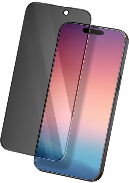 Apple iPhone 16 Uyumlu Hayalet Ekran Koruyucu Cam Tam Kaplama 9d