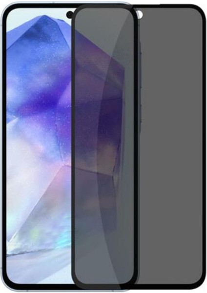 Samsung Galaxy A55 Uyumlu Hayalet Ekran Koruyucu Cam Tam Kaplama 9d
