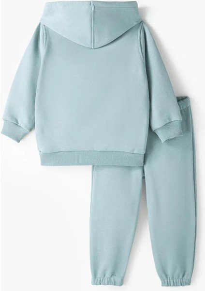 01-10 Yaş Unisex Kapşonlu Eşofman Takımı - Mavi fırsatları
