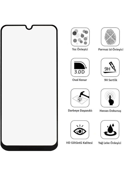 Xiaomi Redmi 12 Ekran Koruyucu 9d Tam Kaplama Cam Siyah modelleri