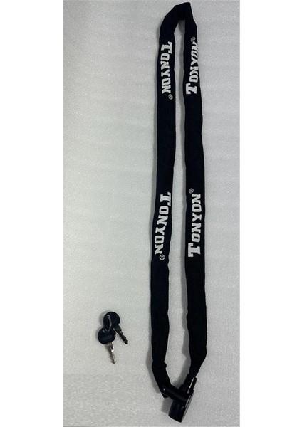Kilit Zincir Anahtarlı - 4MM*120CM - Siyah