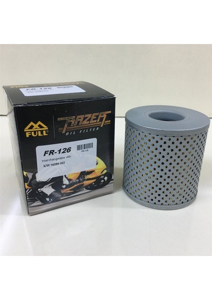 FR-126 KAWASAKİ Z1000 H1,h2 Yağ Filtresi #FR-126