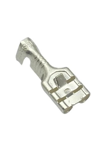 DİŞİ FİŞ STANDART TIRNAKLI (GÜMÜŞ) (6.3 MM) *** fiyatları
