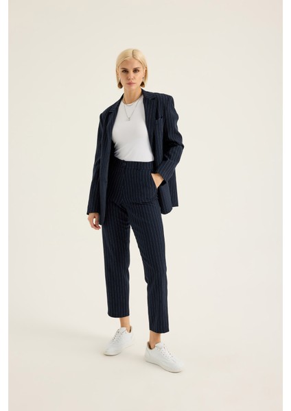 Çizgili Klasik Kumaş Pantolon indirimleri