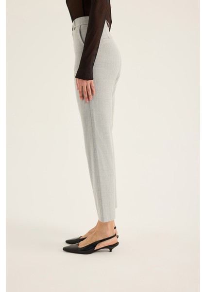 Çizgili Klasik Kumaş Pantolon modelleri