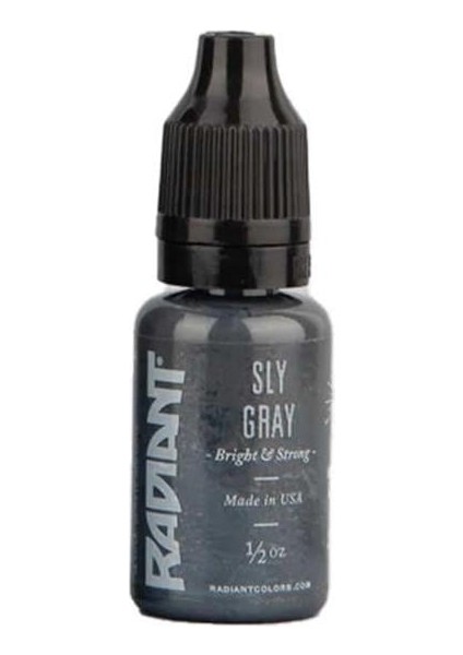 Sly Gray - Radiant Tattoo Dövme Boyası - 0,5OZ/15ML