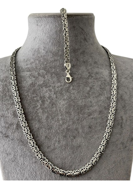 Gümüş Yassı Kral Set