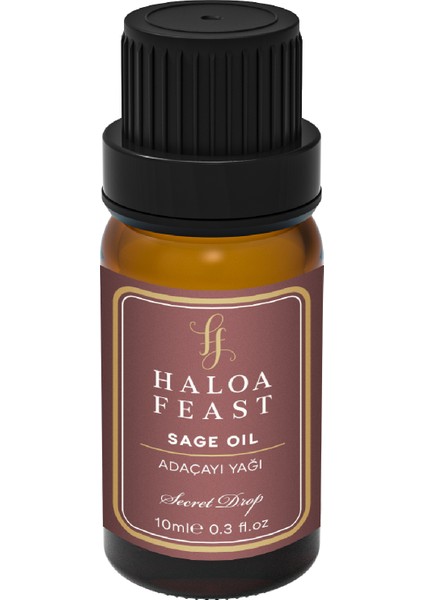HALOA FEAST Adaçayı Yağı - Sage Oil 10 ml 0,3fl.oz Akışlı Kapak indirimleri
