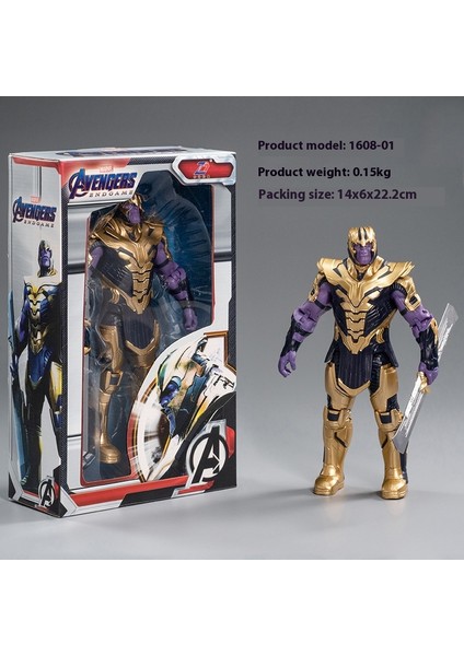 Marvel Yenilmezler Demir Adam Kaptan Amerika Örümcek Adam Yok Edici Hulk Venom Maket Oyuncaklar (Yurt Dışından)