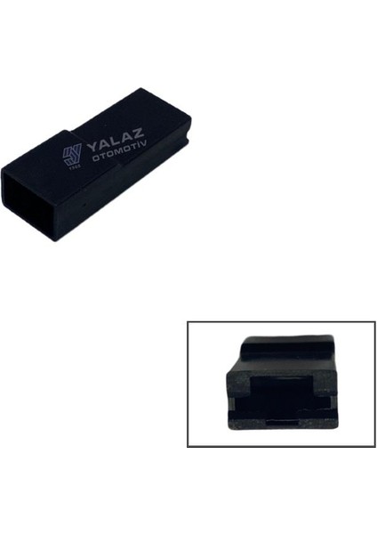 TEKLİ KONNEKTOR KİLİTLEMELİ (FİŞ KILIFI) STANDART 6.3 MM (SİYAH)