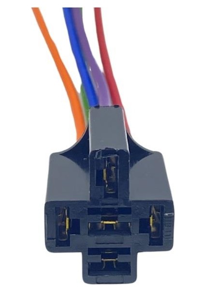 RÖLE SOKETİ (RÖLE YUVASI) 5 UÇLU SİYAH (5 KABLOLU) (1.5 MM KABLOLU) fiyatları
