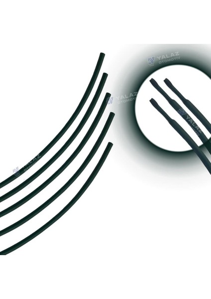 6.4 MM ISIYLA DARALAN MAKARON YEŞİL (1 MT)