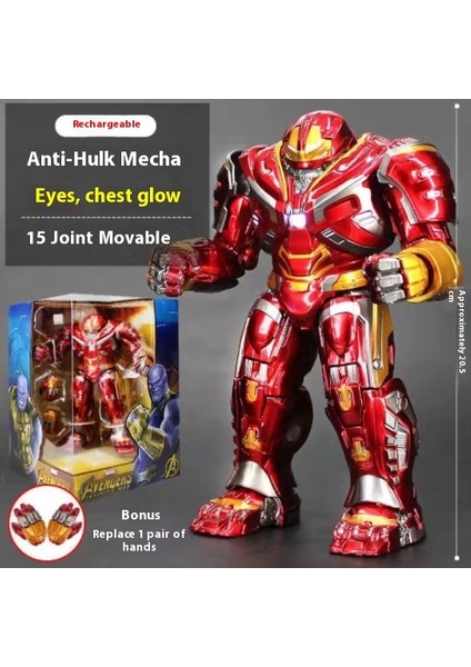 Marvel Yenilmezler Demir Adam Kaptan Amerika Örümcek Adam Yok Edici Hulk Venom Maket Oyuncaklar (Yurt Dışından)
