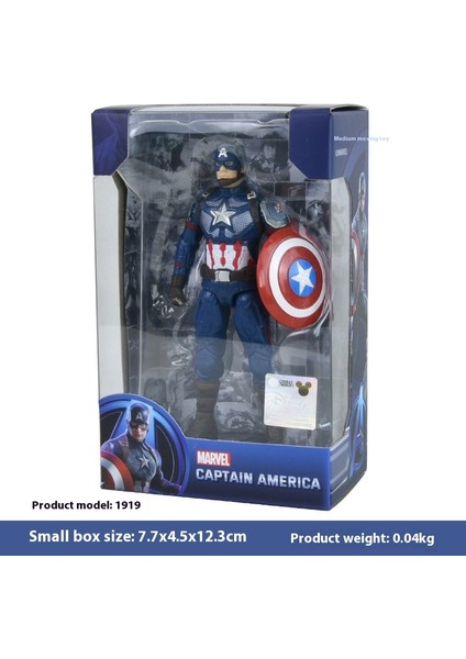 Marvel Yenilmezler Demir Adam Kaptan Amerika Örümcek Adam Yok Edici Hulk Venom Maket Oyuncaklar (Yurt Dışından)