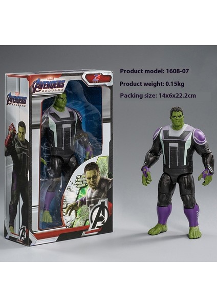 Marvel Yenilmezler Demir Adam Kaptan Amerika Örümcek Adam Yok Edici Hulk Venom Maket Oyuncaklar (Yurt Dışından)