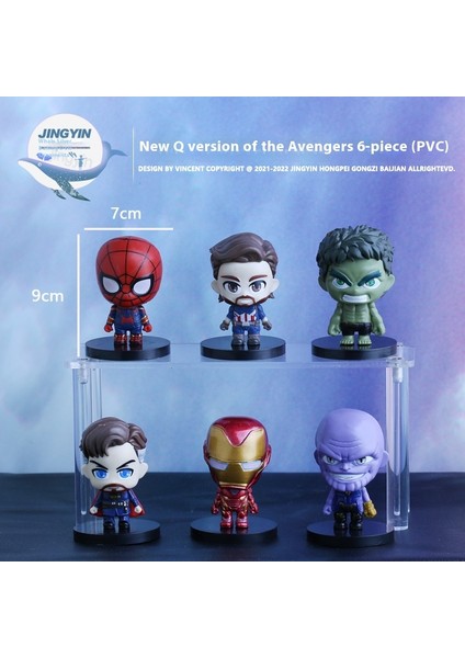 Avengers Serisi El Modeli Oyuncakların Büyük Kafa Versiyonu (Yurt Dışından)
