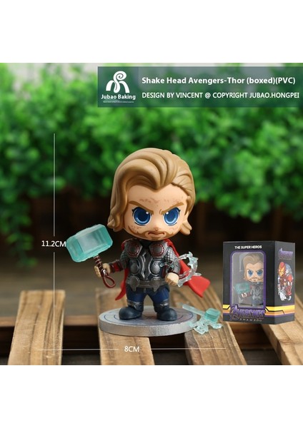Avengers Serisi El Modeli Oyuncakların Büyük Kafa Versiyonu (Yurt Dışından)