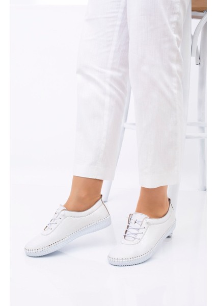 Kadın Tam Ortopedik Günlük Akıllı Bağcıklı Hafif Ayakkabı